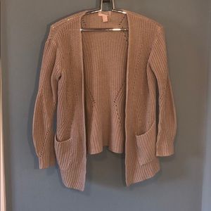 Forever 21 | Tan/brown cardigan with pockets | S